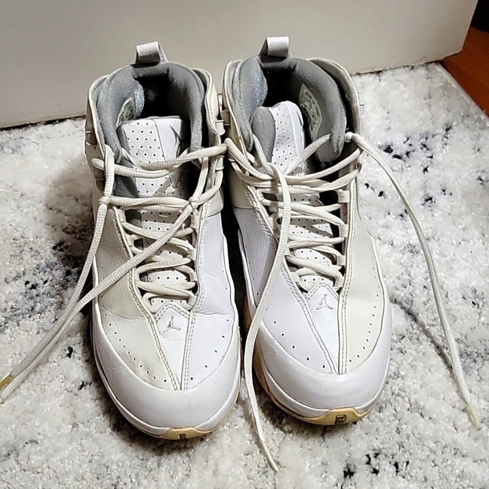 Jordan Melo M3 GS Sizes White Gray Silver 314329 101 Women's